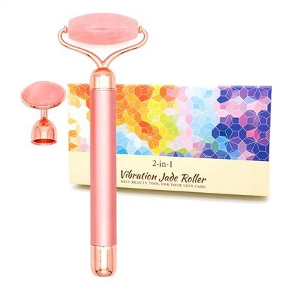 2 in 1 roller wajah pijat listrik