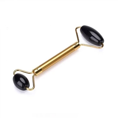 Roller Wajah Kristal Obsidian Hitam
