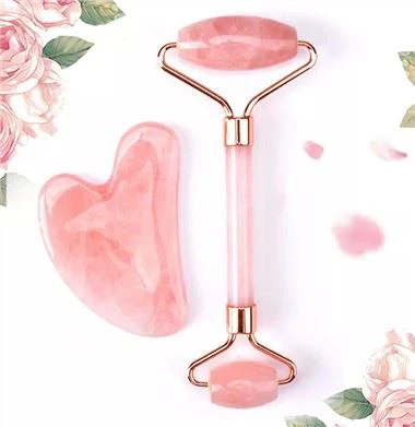 Double Head Jade Roller dan Gua Sha Massager