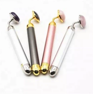 Baterai berkualitas tinggi mawar kuarsa batu giok roller