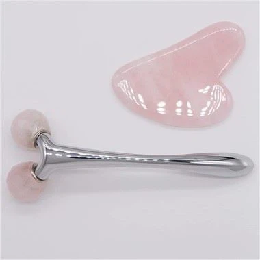 Giok Gua Sha & Pemijat Roller Globular Giok 3D