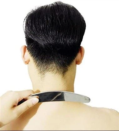 Medis Grade Stainless Steel Gua Sha untuk punggung, kaki, lengan, leher, bahu