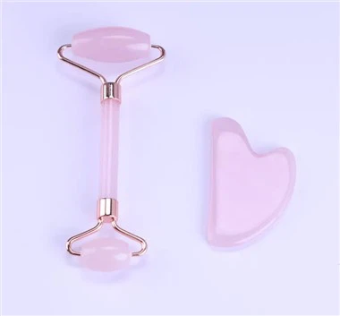 Rol Giok Warna-warni Baru Dan Set Gua Sha