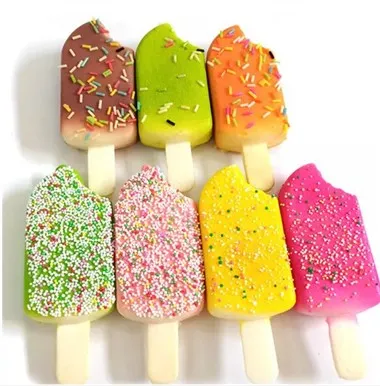 Bom mandi es krim berwarna alami fizzies