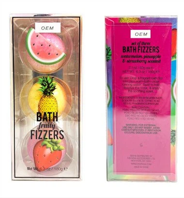 Set bom mandi busa berwarna -warni