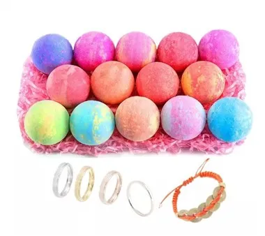 Bom mandi alami dengan cincin di dalam untuk pria