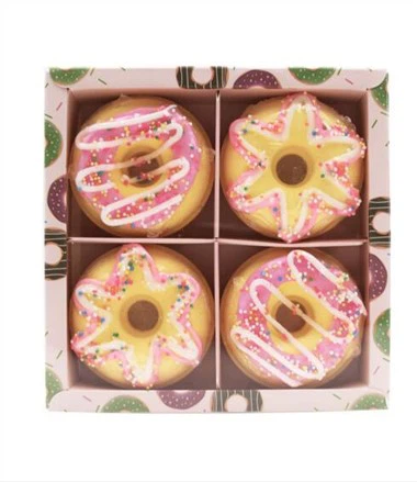 Bom mandi donat bersoda dan gelembung alami